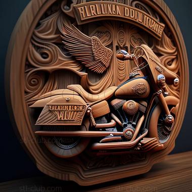 3D мадэль Harley Davidson Electra Glide (STL)